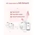 Pompa de san Momcozy Hands-free dubla M5 Smart Red, control prin aplicatie, Culoare: Rosu - poza 9 - ExclusivMAG.ro