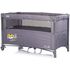 Patut pliabil Chipolino Relax Tiger charcoal cu laterala culisanta, Culoare: Gri, Dimensiuni: 120x60 - poza 2 - ExclusivMAG.ro