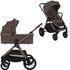 Carucior 2 in 1 Lionelo Layla, Pana la 22 kg - Beige Taupe, Culoare: Maro, Model: 2 in 1  - ExclusivMAG.ro