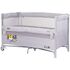 Patut pliabil Chipolino Relax Tiger platinum cu laterala culisanta, Culoare: Gri deschis, Dimensiuni: 120x60  - ExclusivMAG.ro