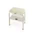 Cadita de baie cu suport Jane Flip - Sage, Culoare: Verde  - ExclusivMAG.ro