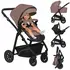 Carucior 3 in 1 Lionelo Bianka - Bej Taupe, Culoare: Maro, Model: 3 in 1 - poza 2 - ExclusivMAG.ro