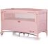 Patut pliabil Chipolino Relax powder pink linen cu laterala culisanta, Culoare: Roz, Dimensiuni: 120x60 - poza 2 - ExclusivMAG.ro