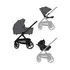 Carucior 3 in 1 Lionelo Carmine - Gri, Culoare: Gri, Model: 3 in 1 - poza 6 - ExclusivMAG.ro
