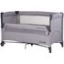 Patut pliabil Chipolino Relax platinum linen cu laterala culisanta, Culoare: Gri deschis, Dimensiuni: 120x60  - ExclusivMAG.ro