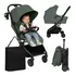 Carucior 2 in 1 Lionelo Sia Flex - Verde, Culoare: Verde inchis, Model: 2 in 1  - ExclusivMAG.ro