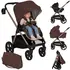 Carucior 3 in 1 Lionelo Carmine - Ciocolatiu, Culoare: Maro, Model: 3 in 1 - poza 3 - ExclusivMAG.ro