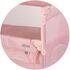 Patut pliabil Chipolino Relax Tiger powder pink cu laterala culisanta, Culoare: Roz, Dimensiuni: 120x60 - poza 4 - ExclusivMAG.ro