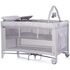 Patut pliabil cu saltea de infasat Chipolino Luna platinum, Culoare: Gri deschis, Dimensiuni: 120x60 - poza 2 - ExclusivMAG.ro