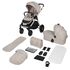 Carucior 2 in 1 Lionelo Layla - Bej, Culoare: Bej, Model: 2 in 1 - poza 2 - ExclusivMAG.ro