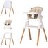 Scaun de masa Chipolino Multi 4 in 1 cashmere, Culoare: Bej  - ExclusivMAG.ro