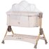 Patut co-sleeper pliabil Chipolino SleepNFold cashmere, Culoare: Bej, Dimensiuni: 80x50  - ExclusivMAG.ro