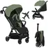 Carucior sport Lionelo Julie Air, Sustine 22 kg, 6 luni+, Verde Sage, Culoare: Verde inchis, Model: sport - poza 2 - ExclusivMAG.ro