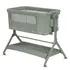 Patut co-sleeper Lionelo Leonie Plus - Verde, Culoare: Verde inchis, Dimensiuni: 80x50  - ExclusivMAG.ro