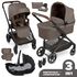 Carucior 3 in 1 City Life Nature - ABC Design, Culoare: Maro, Model: 3 in 1  - ExclusivMAG.ro