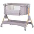 Patut co-sleeper pliabil Chipolino SleepNFold platinum, Culoare: Gri deschis, Dimensiuni: 80x50 - poza 3 - ExclusivMAG.ro