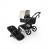 Carucior 2 in 1 Bugaboo Fox 5 Renew - Black Heritage Black Misty White, Culoare: Negru/Alb, Model: 2 in 1  - ExclusivMAG.ro