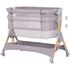 Patut co-sleeper pliabil Chipolino SleepNFold platinum, Culoare: Gri deschis, Dimensiuni: 80x50 - poza 5 - ExclusivMAG.ro