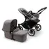Carucior Bugaboo Donkey 5 Mono - Graphite Grey Melange, Culoare: Gri deschis, Model: 2 in 1  - ExclusivMAG.ro