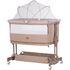 Patut co-sleeper si tarc Chipolino Zen latte, Culoare: Crem, Dimensiuni: 80x50  - ExclusivMAG.ro