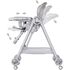 Scaun de masa Chipolino Melba 2 in 1 platinum, Culoare: Gri - poza 7 - ExclusivMAG.ro