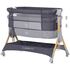 Patut co-sleeper pliabil Chipolino SleepNFold charcoal, Culoare: Gri, Dimensiuni: 80x50 - poza 5 - ExclusivMAG.ro
