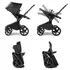 Carucior Bugaboo Fox 5 Noir Limited Edition Black Moonlight 2 in 1, Culoare: Negru, Model: 2 in 1 - poza 3 - ExclusivMAG.ro