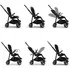 Carucior Bugaboo Bee 6 - Mineral Black Taupe, Culoare: Crem, Model: sport - poza 6 - ExclusivMAG.ro