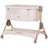 Patut co-sleeper pliabil Chipolino SleepNFold cashmere, Culoare: Bej, Dimensiuni: 80x50 - poza 2 - ExclusivMAG.ro