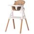 Scaun de masa Chipolino Multi 4 in 1 latte, Culoare: Crem - poza 2 - ExclusivMAG.ro