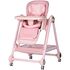 Scaun de masa Chipolino Melba 2 in 1 powder pink, Culoare: Roz  - ExclusivMAG.ro