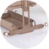 Patut co-sleeper si tarc Chipolino Zen latte, Culoare: Crem, Dimensiuni: 80x50 - poza 8 - ExclusivMAG.ro