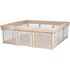 Tarc de joaca Chipolino Easy 180x180 cm beige, Culoare: Bej, Dimensiuni: 180x180  - ExclusivMAG.ro