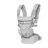 Marsupiu Omni 360 Cool Air Mesh Pearl Grey - Ergobaby, Culoare: Gri deschis  - ExclusivMAG.ro