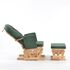 Fotoliu reglabil pentru alaptare ONINO CALM.me - Sapphire Green, Culoare: Verde - poza 5 - ExclusivMAG.ro