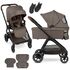 Carucior 2 in 1 City Life Natur - ABC Design, Culoare: Maro, Model: 2 in 1  - ExclusivMAG.ro