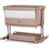 Patut co-sleeper si tarc Chipolino Zen latte, Culoare: Crem, Dimensiuni: 80x50 - poza 7 - ExclusivMAG.ro