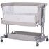 Patut co-sleeper si tarc Chipolino Zen platinum, Culoare: Gri deschis, Dimensiuni: 80x50 - poza 3 - ExclusivMAG.ro
