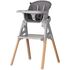 Scaun de masa Chipolino Multi 4 in 1 charcoal, Culoare: Gri - poza 2 - ExclusivMAG.ro