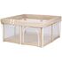 Tarc de joaca Chipolino Vibe 120x120 cm beige, Culoare: Bej, Dimensiuni: 120x120  - ExclusivMAG.ro