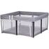 Tarc de joaca Chipolino Vibe 120x120 cm grey, Culoare: Gri, Dimensiuni: 120x120  - ExclusivMAG.ro
