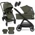 Carucior 2 in 1 City Life Avocado - ABC Design, Culoare: Verde inchis, Model: 2 in 1  - ExclusivMAG.ro