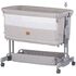 Patut co-sleeper si tarc Chipolino Zen platinum, Culoare: Gri deschis, Dimensiuni: 80x50 - poza 5 - ExclusivMAG.ro