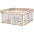 Tarc de joaca Chipolino Vibe 120x120 cm beige, Culoare: Bej, Dimensiuni: 120x120 - poza 2 - ExclusivMAG.ro