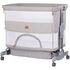 Patut co-sleeper si tarc Chipolino Zen platinum, Culoare: Gri deschis, Dimensiuni: 80x50 - poza 6 - ExclusivMAG.ro