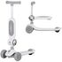 Trotineta Chipolino Bloomi grey, Culoare: Gri  - ExclusivMAG.ro