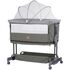 Patut co-sleeper si tarc Chipolino Zen matcha, Culoare: Verde inchis, Dimensiuni: 80x50  - ExclusivMAG.ro