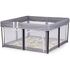 Tarc de joaca Chipolino Vibe 120x120 cm grey, Culoare: Gri, Dimensiuni: 120x120 - poza 2 - ExclusivMAG.ro