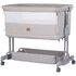 Patut co-sleeper si tarc Chipolino Zen platinum, Culoare: Gri deschis, Dimensiuni: 80x50 - poza 2 - ExclusivMAG.ro