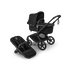 Carucior 2 in 1 Bugaboo Fox 5 Renew - Black Heritage Black, Culoare: Negru, Model: 2 in 1  - ExclusivMAG.ro